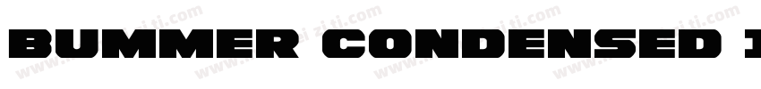 Bummer Condensed It字体转换